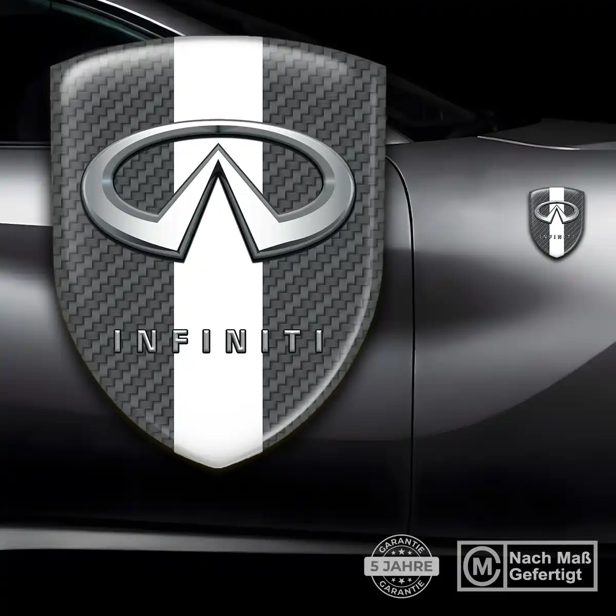 Infiniti 3D Gel Aufkleber Auto Modernes Design
