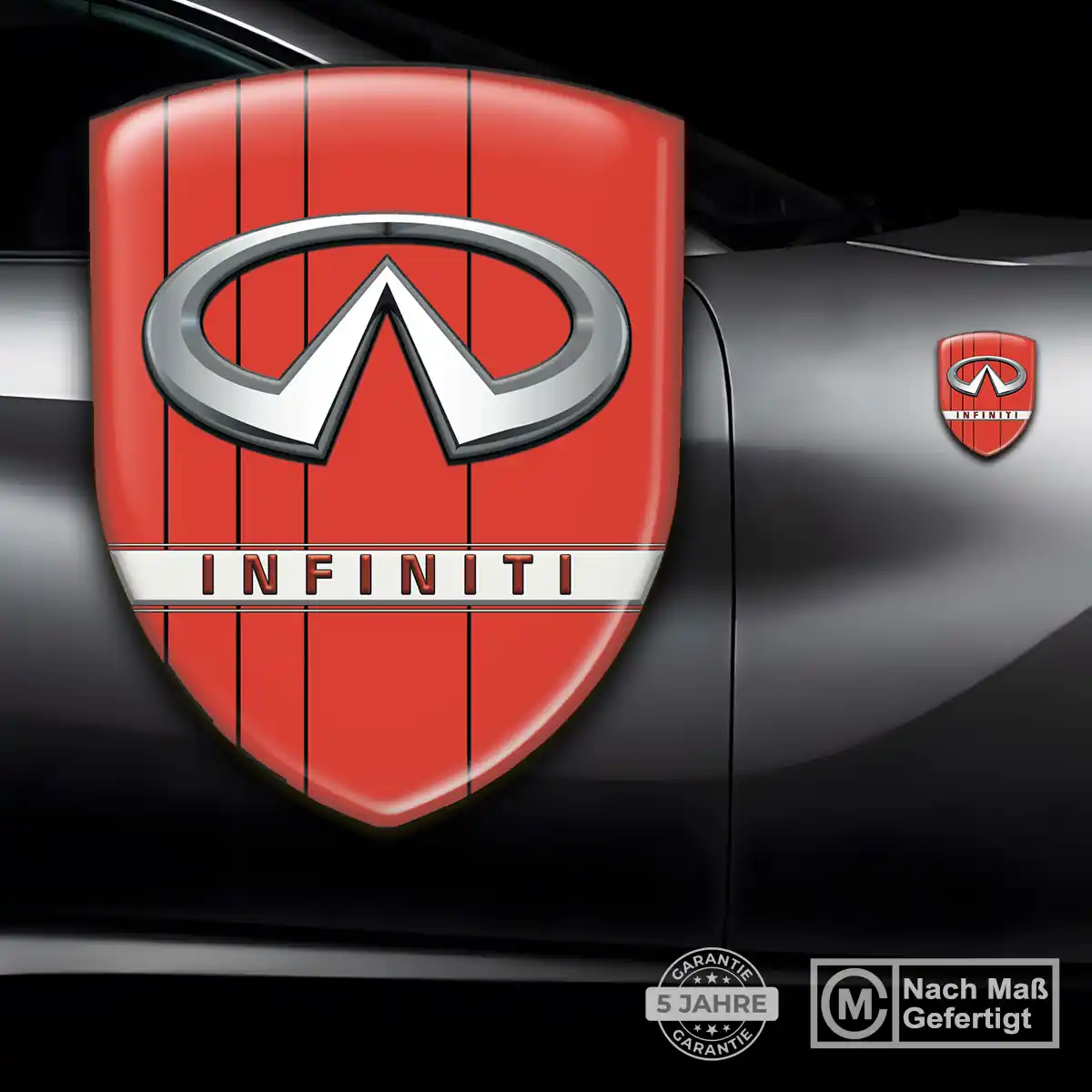 Infiniti 3D Gel Aufkleber Auto Premium-Edition