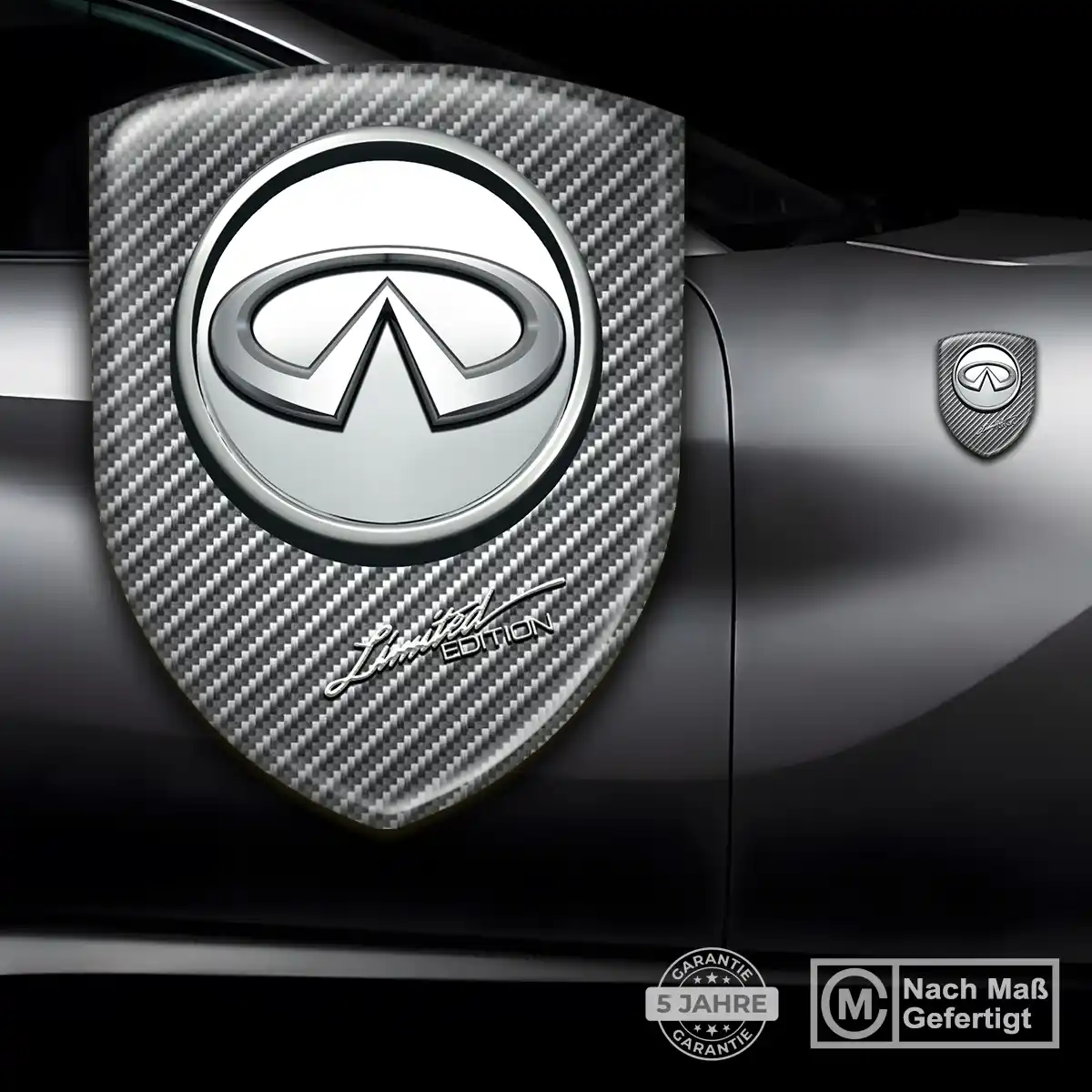 Infiniti 3D Gel Aufkleber Auto Premiumqualität