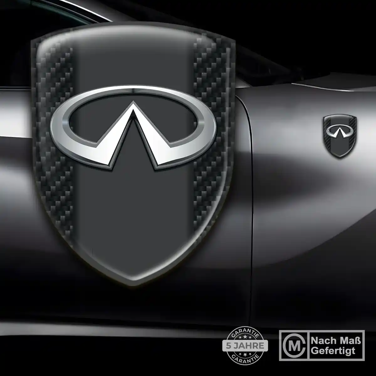 Infiniti 3D Gel Aufkleber Auto Spitzenqualität