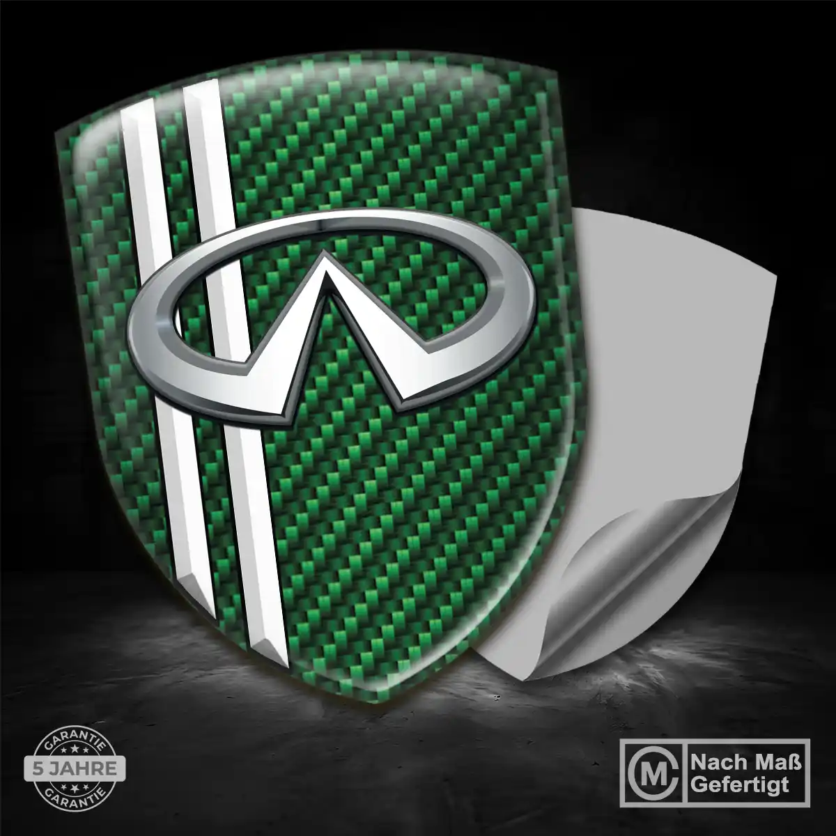 Infiniti 3D Gel Aufkleber Auto Stilvolles Design