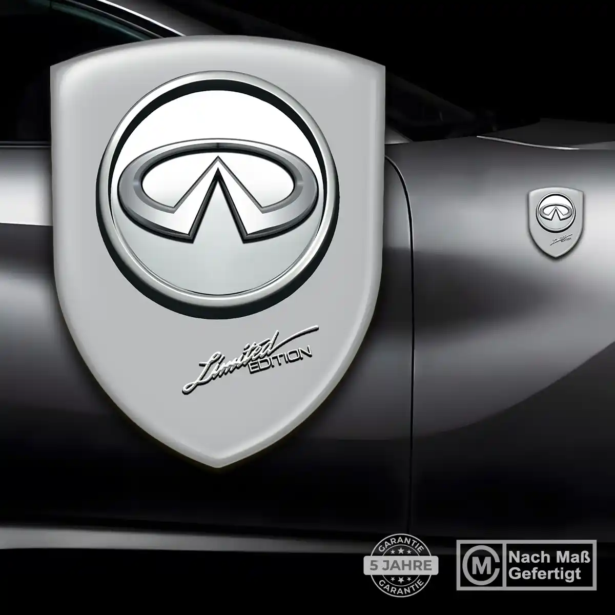 Infiniti 3D Gel Aufkleber Edles Design