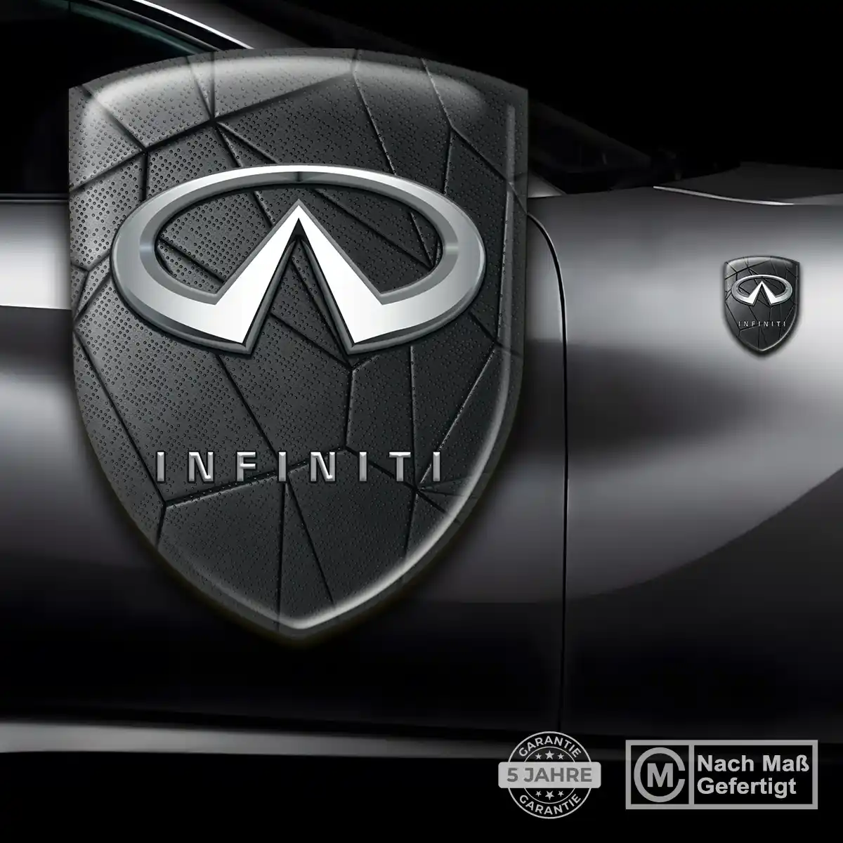 Infiniti 3D Gel Aufkleber Elegantes Design