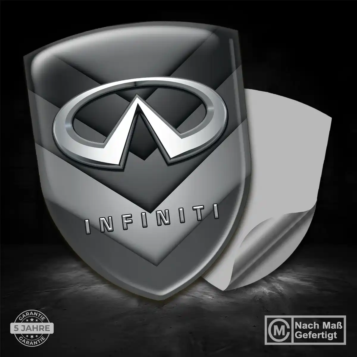 Infiniti 3D Gel Aufkleber Emblem Auto Elegantes Design
