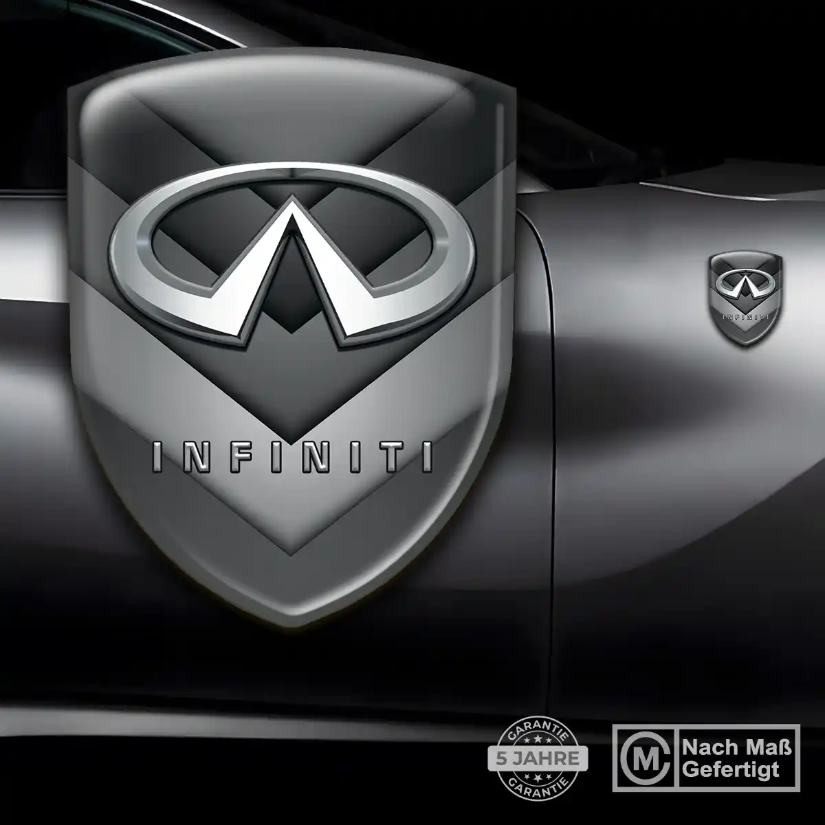 Infiniti 3D Gel Aufkleber Emblem Auto Elegantes Design