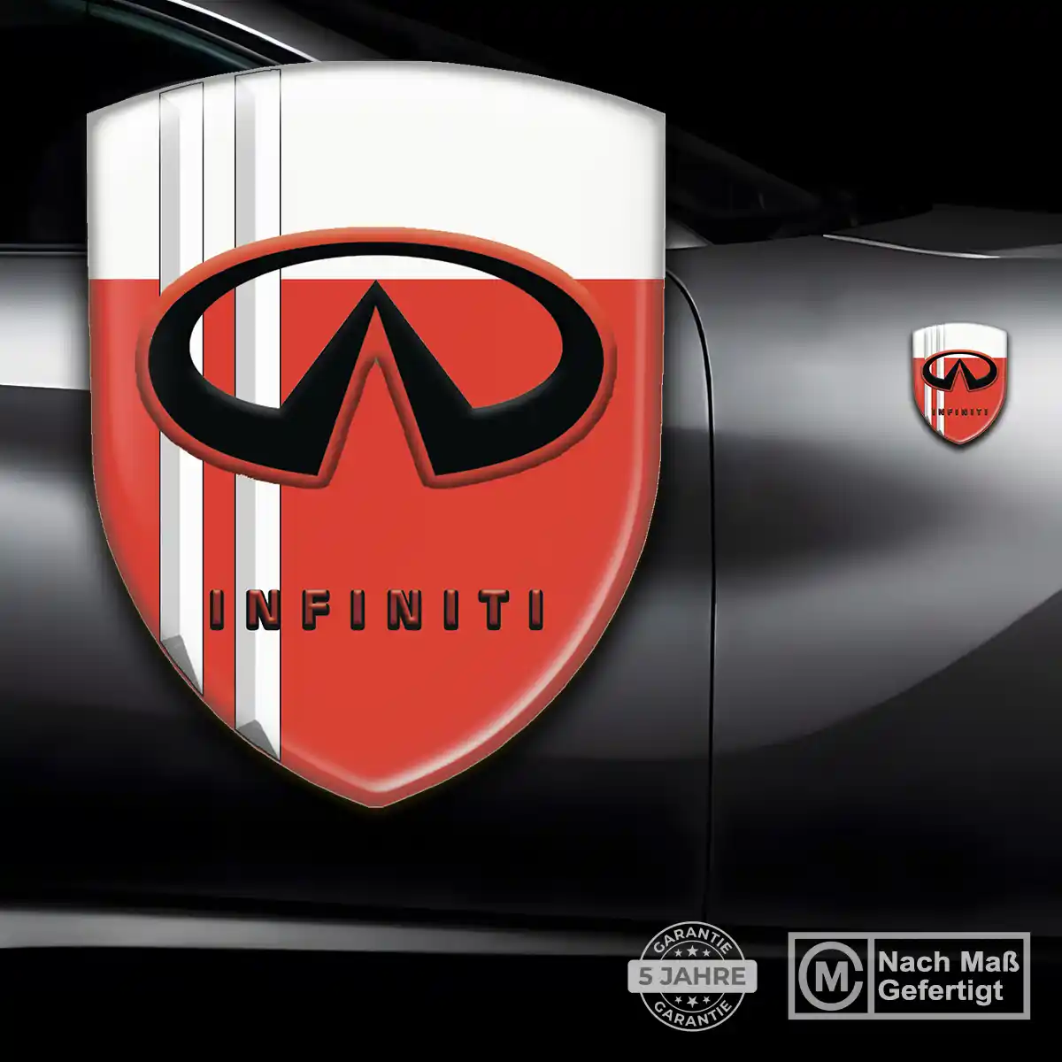 Infiniti 3D Gel Aufkleber Emblem Auto Exterieurdesign