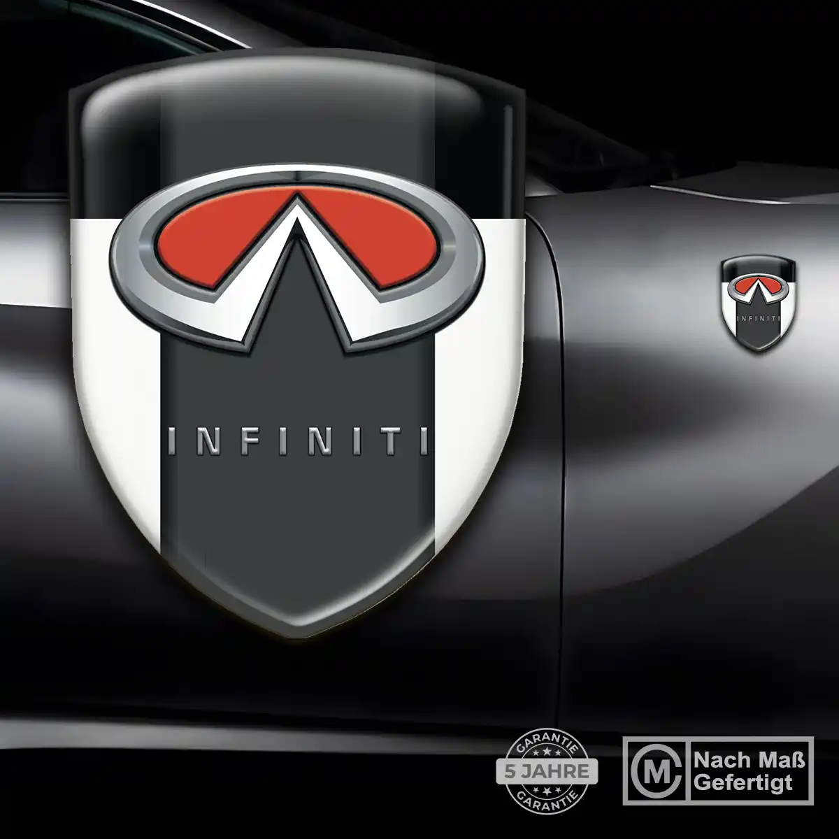Infiniti 3D Gel Aufkleber Emblem Auto Höchste Qualität
