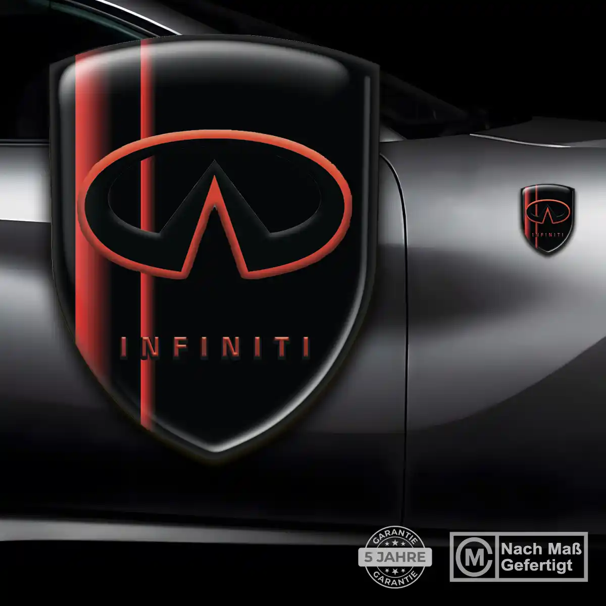 Infiniti 3D Gel Aufkleber Emblem Auto Limitierte Auflage