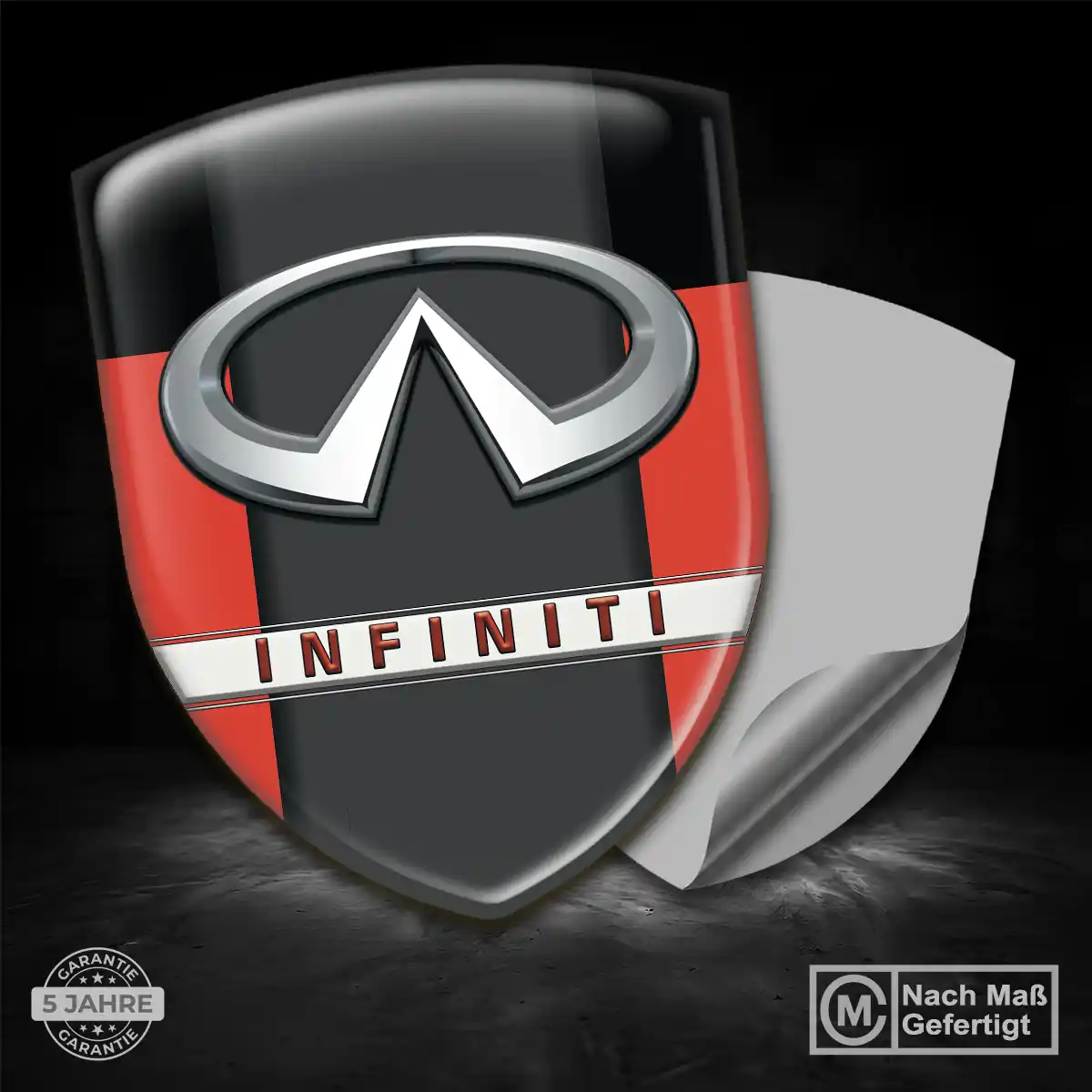 Infiniti 3D Gel Aufkleber Emblem Auto Luxus-Edition