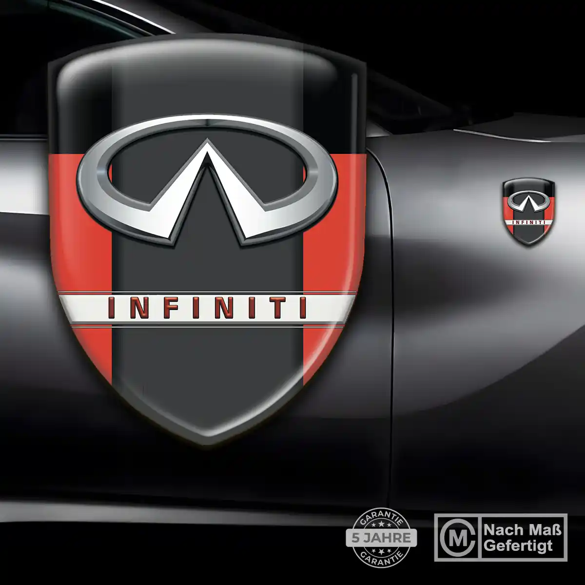 Infiniti 3D Gel Aufkleber Emblem Auto Luxus-Edition