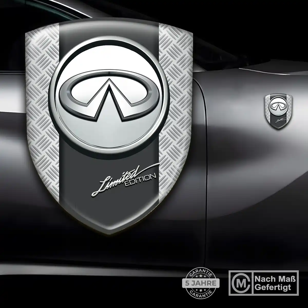 Infiniti 3D Gel Aufkleber Emblem Auto Markenedition