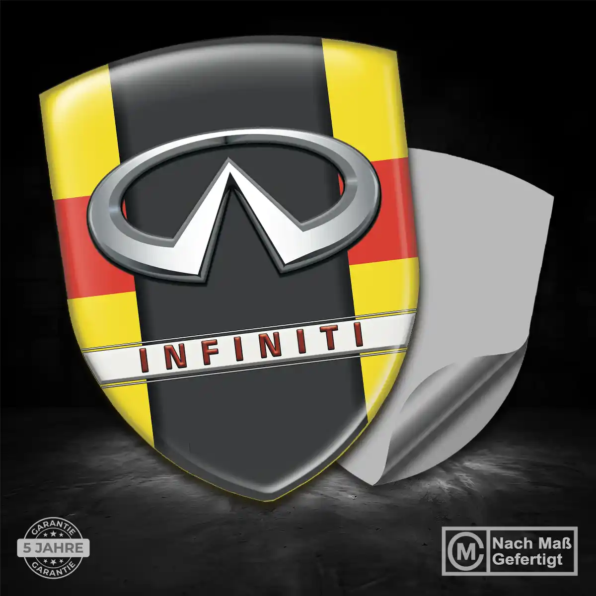 Infiniti 3D Gel Aufkleber Emblem Auto Modernes Design