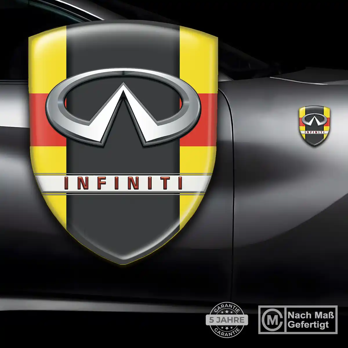 Infiniti 3D Gel Aufkleber Emblem Auto Modernes Design