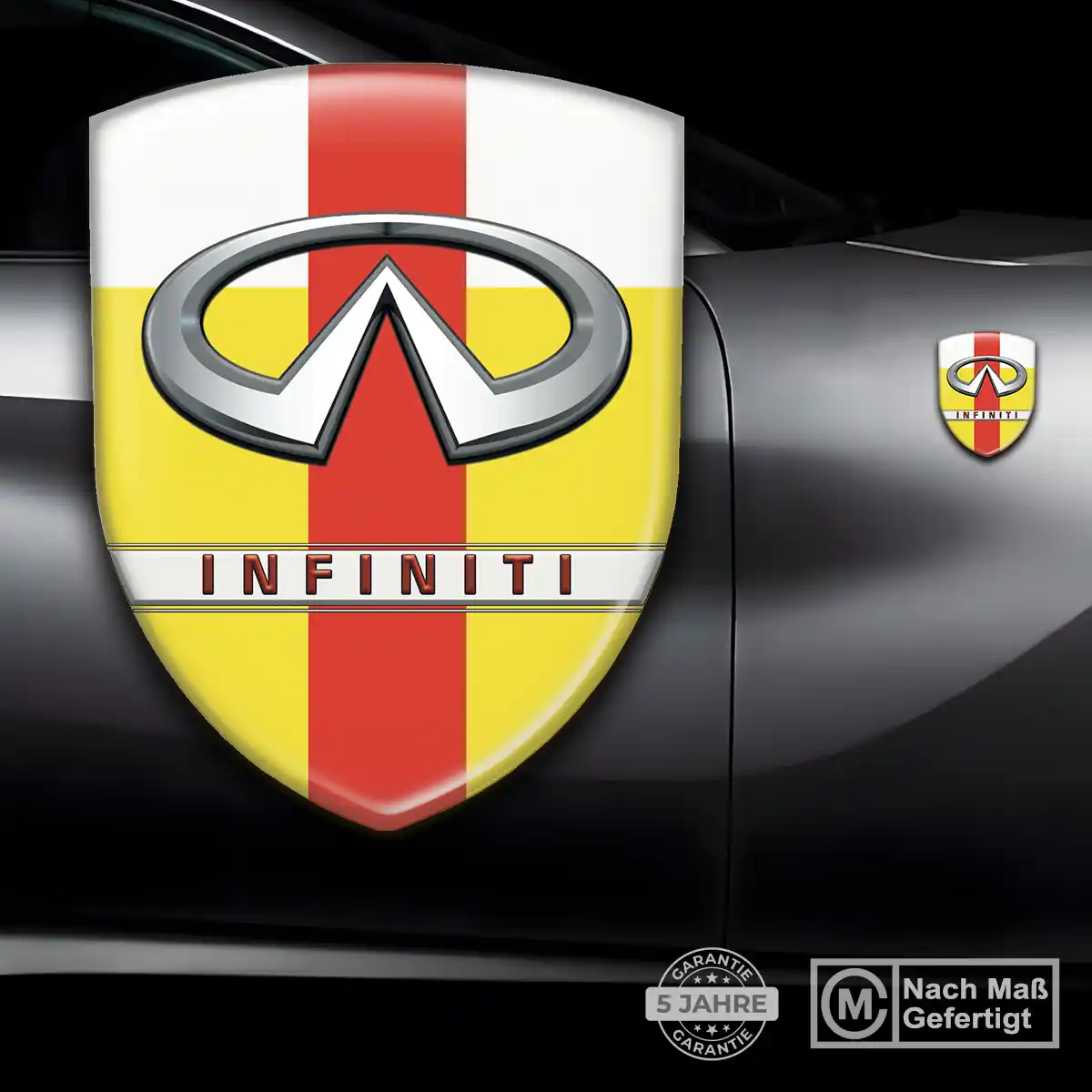 Infiniti 3D Gel Aufkleber Emblem Auto Stilvolles Design