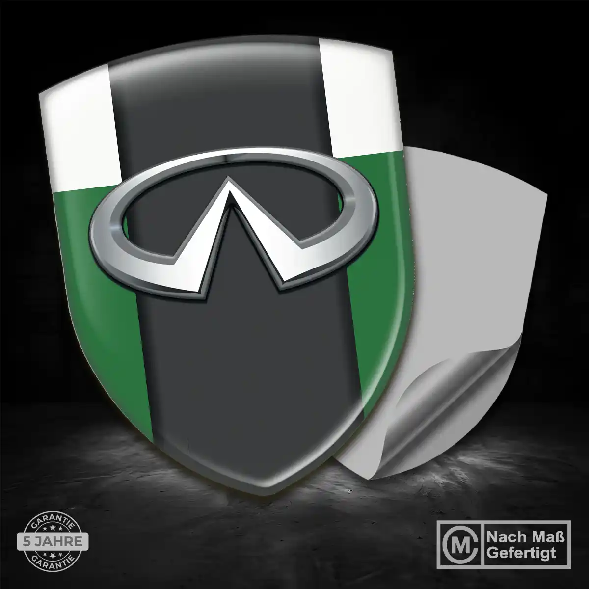 Infiniti 3D Gel Aufkleber Emblem Überzeugende Qualität