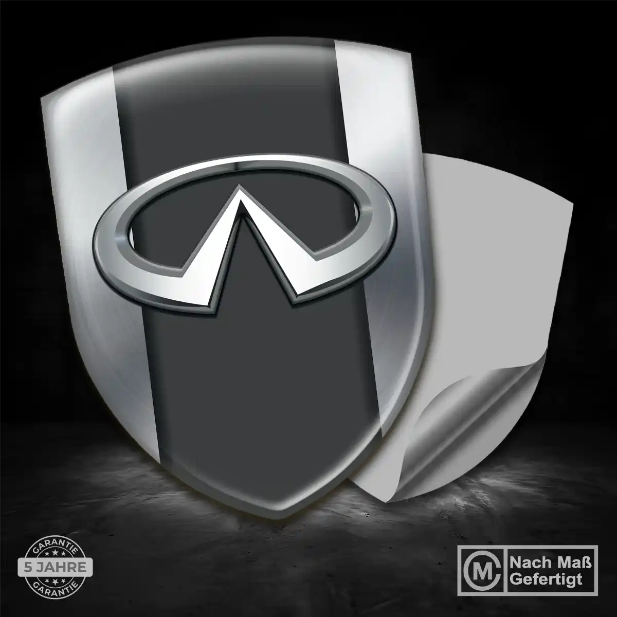 Infiniti 3D Gel Aufkleber Emblem Exterieurdesign