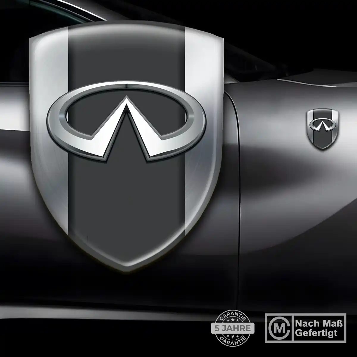 Infiniti 3D Gel Aufkleber Emblem Exterieurdesign