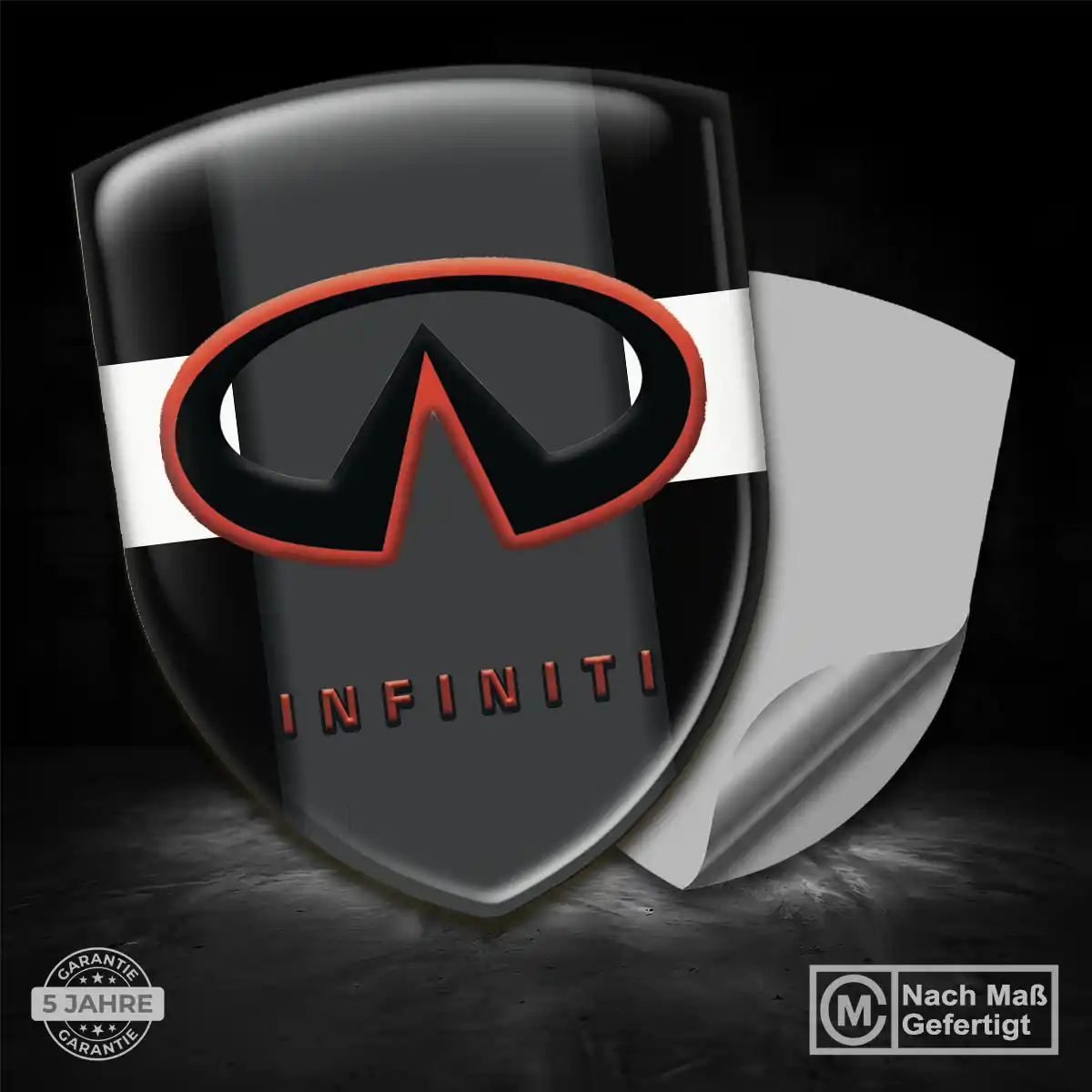 Infiniti 3D Gel Aufkleber Emblem Hohe Qualität