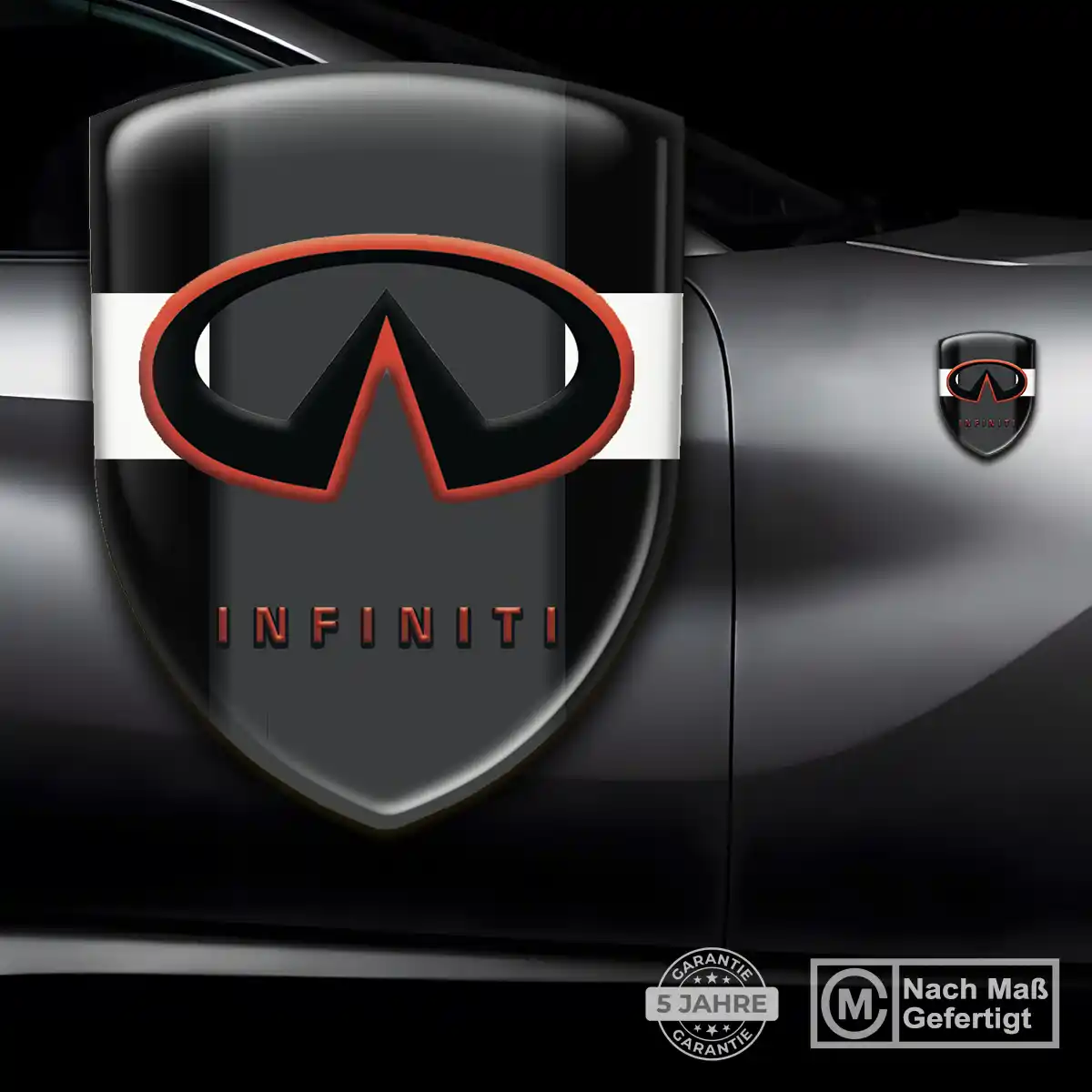 Infiniti 3D Gel Aufkleber Emblem Hohe Qualität