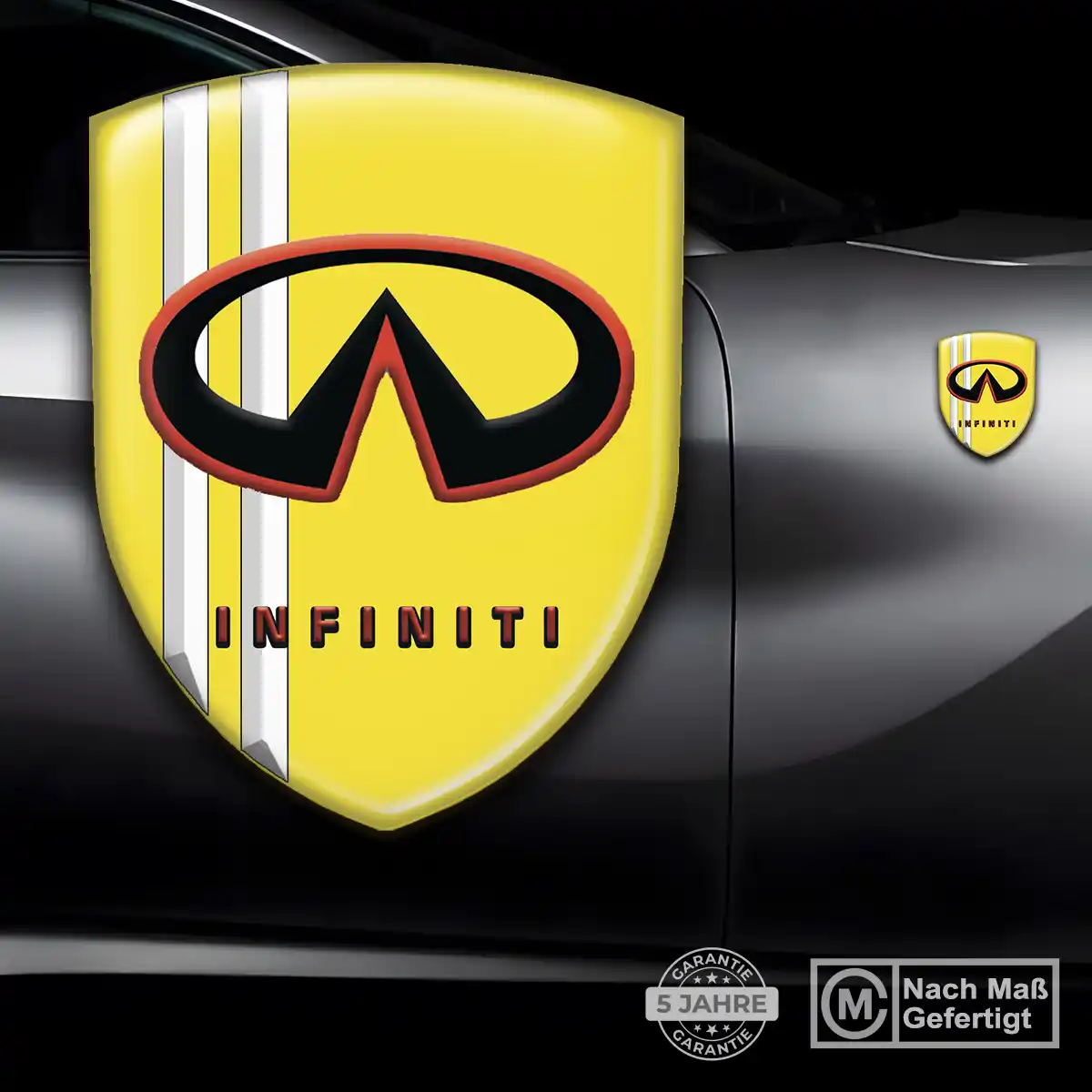 Infiniti 3D Gel Aufkleber Emblem Premium-Edition