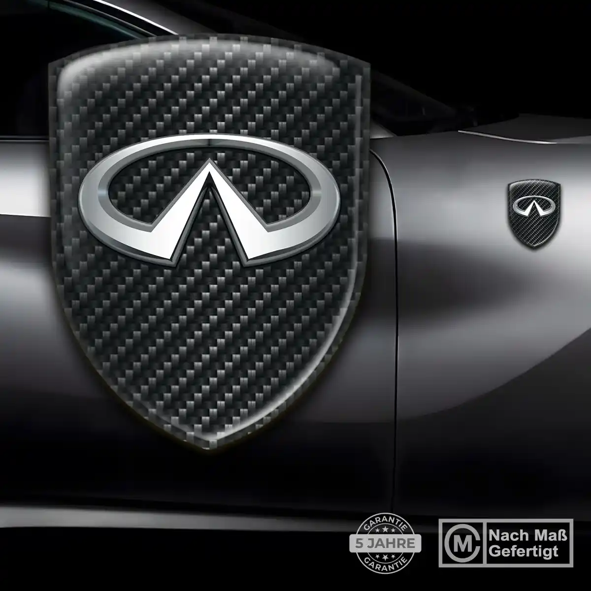 Infiniti 3D Gel Aufkleber Emblem Spitzenqualität