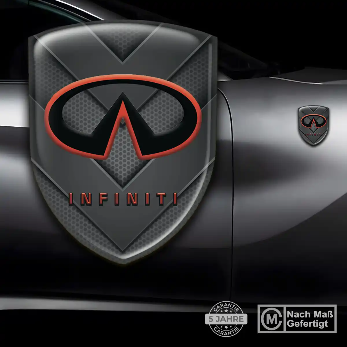Infiniti 3D Gel Aufkleber Emblem Stilvolles Design