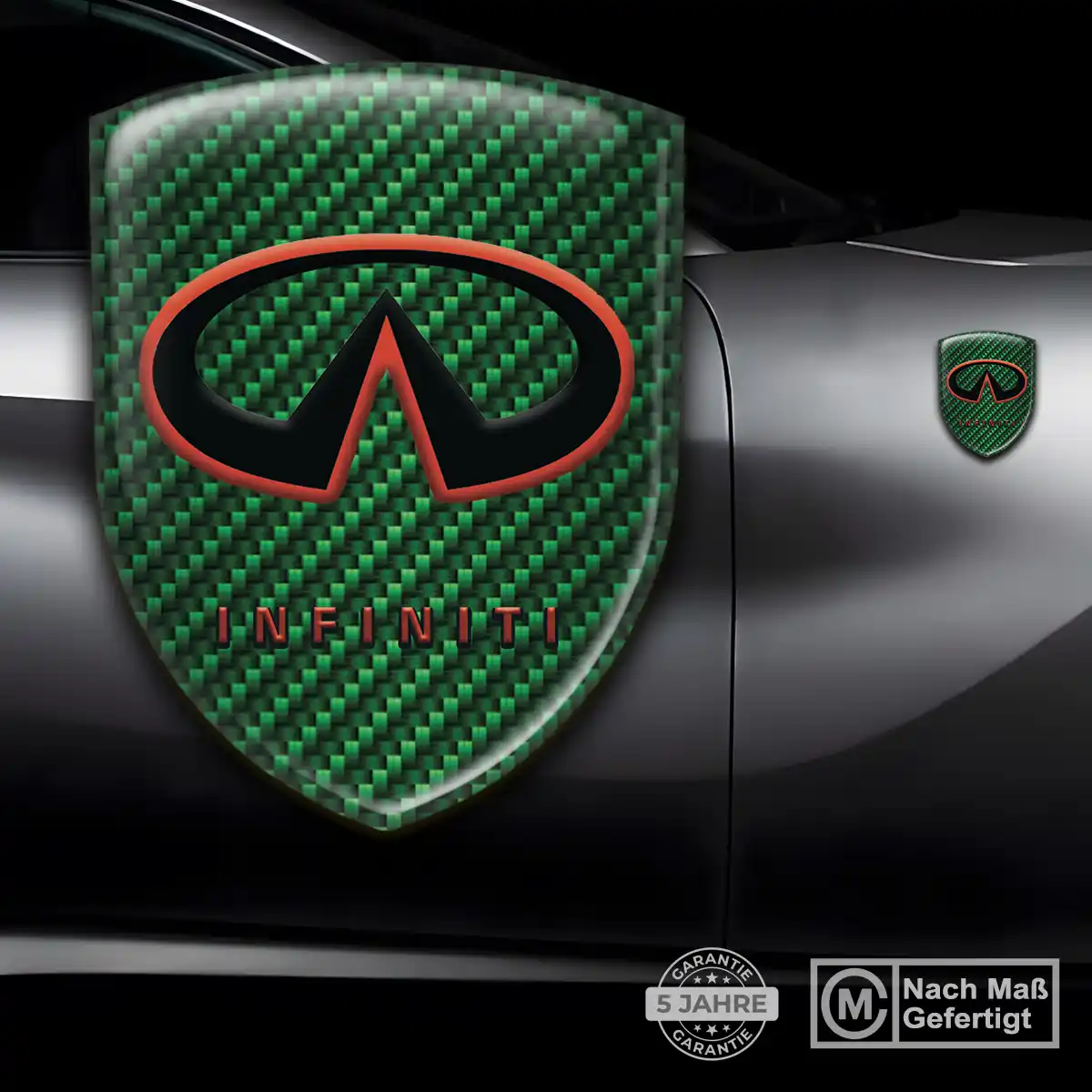 Infiniti 3D Gel Aufkleber Emblem Tuningfahrzeug
