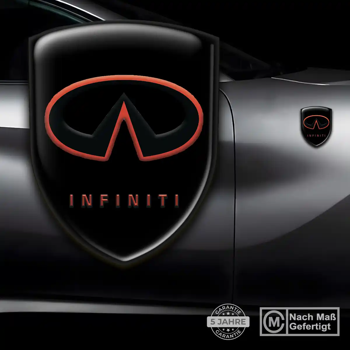 Infiniti 3D Gel Aufkleber Embleme Ausdrucksstarkes Design