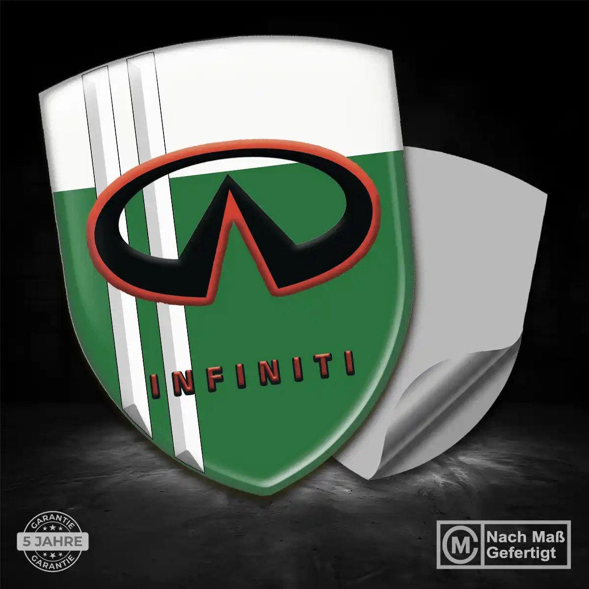 Infiniti 3D Gel Aufkleber Embleme Auto Edles Design