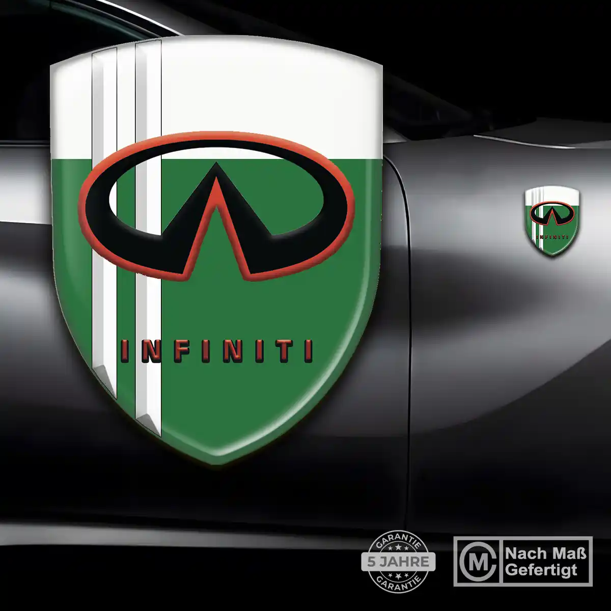 Infiniti 3D Gel Aufkleber Embleme Auto Edles Design