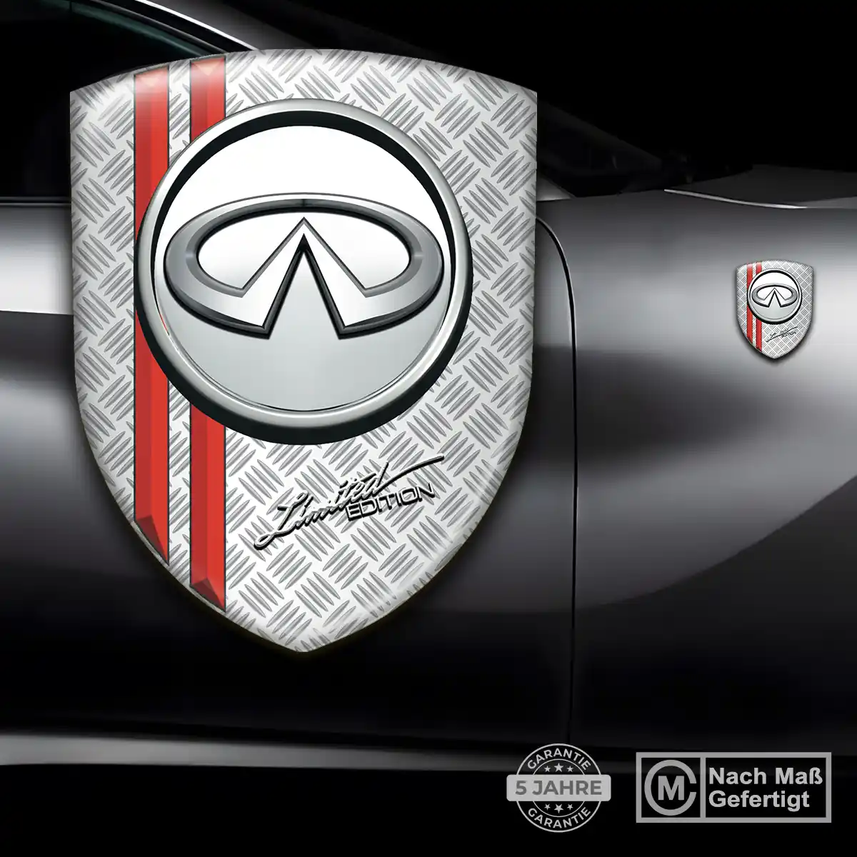Infiniti 3D Gel Aufkleber Embleme Auto Exterieurdesign