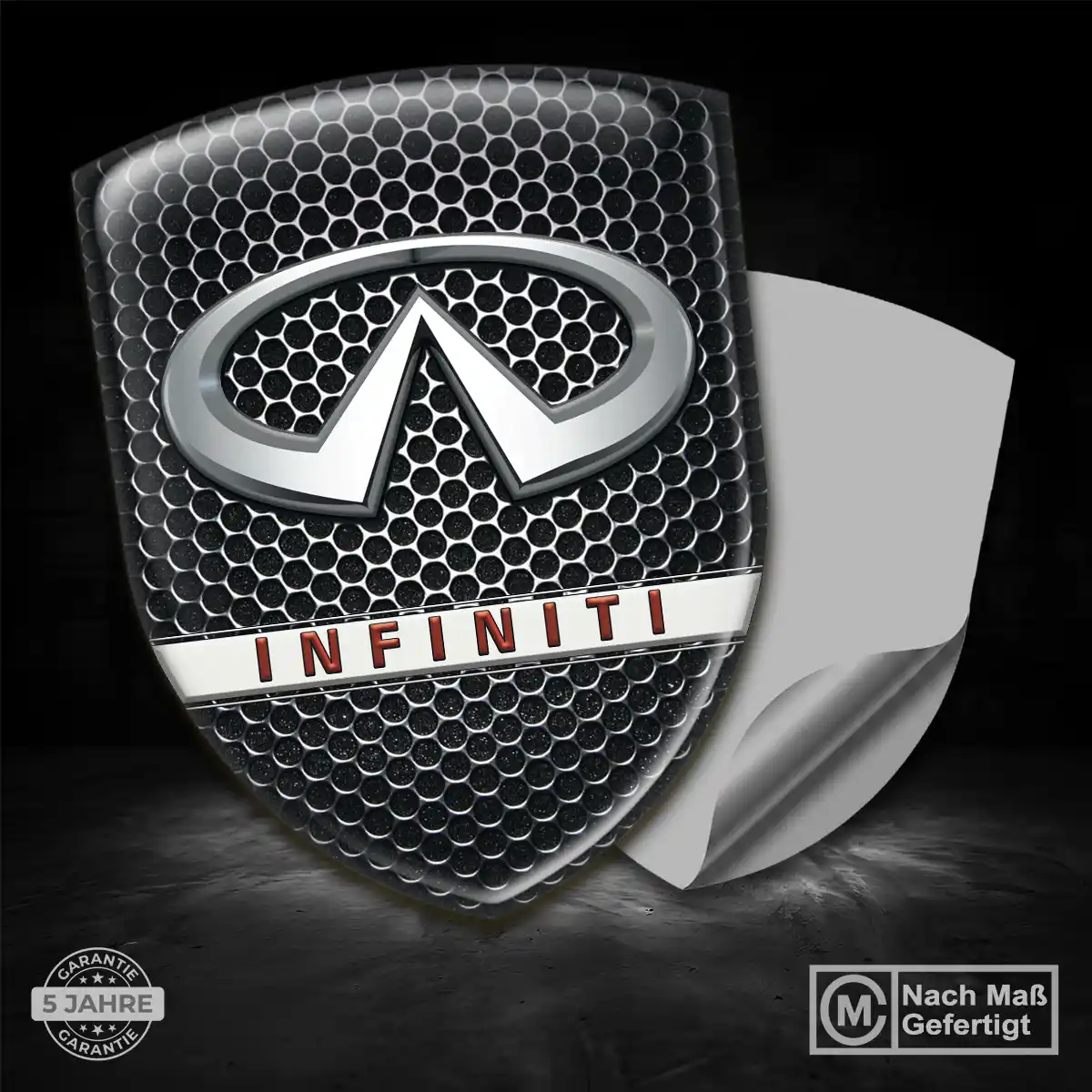 Infiniti 3D Gel Aufkleber Embleme Auto Höchste Qualität