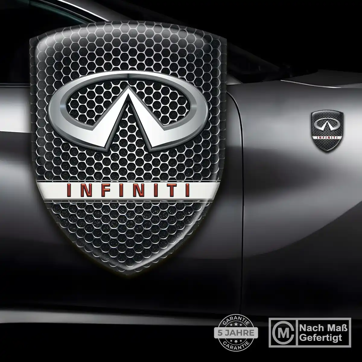 Infiniti 3D Gel Aufkleber Embleme Auto Höchste Qualität