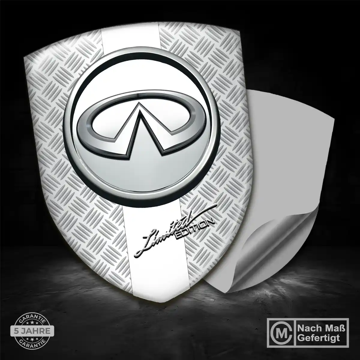 Infiniti 3D Gel Aufkleber Embleme Auto Interieurdesign