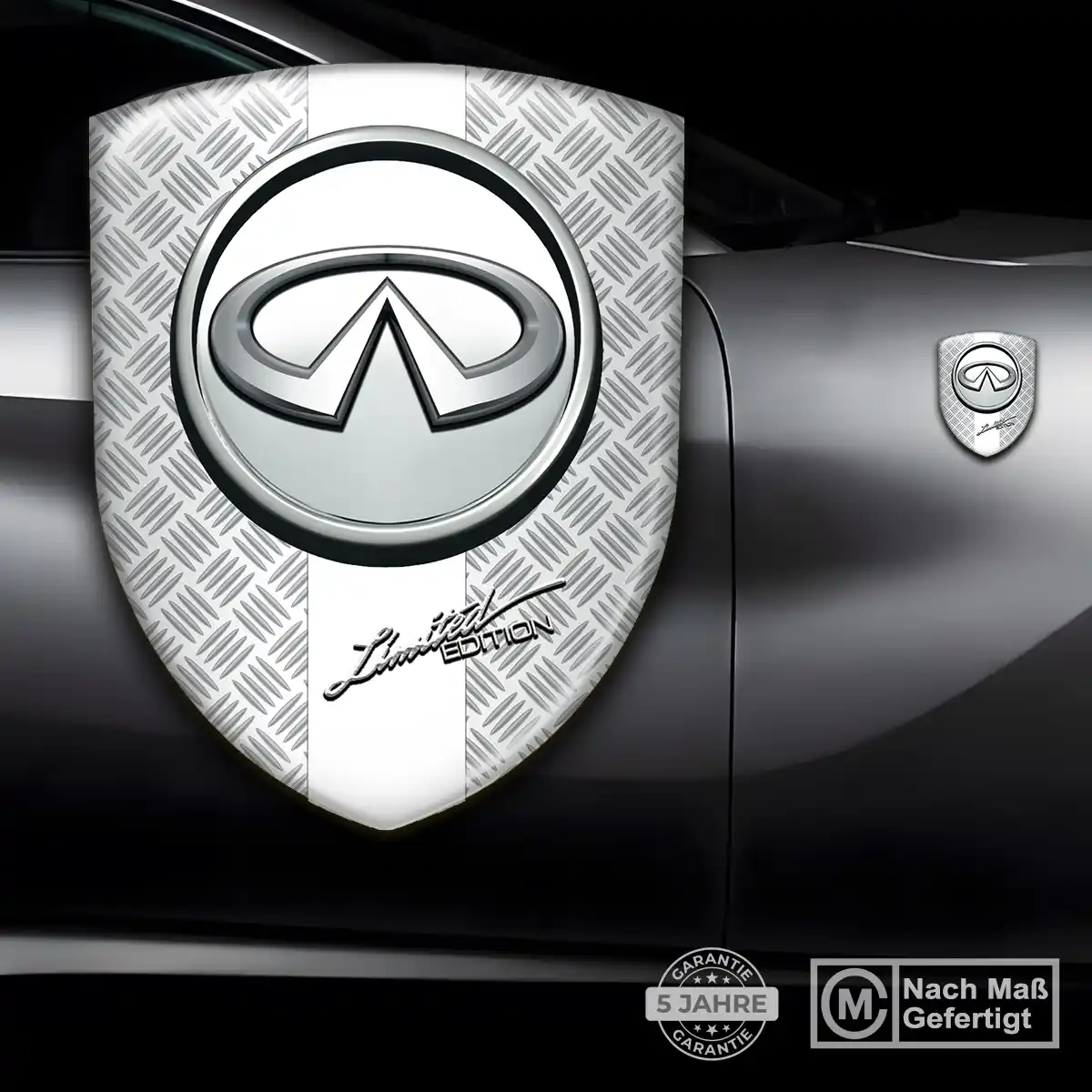 Infiniti 3D Gel Aufkleber Embleme Auto Interieurdesign