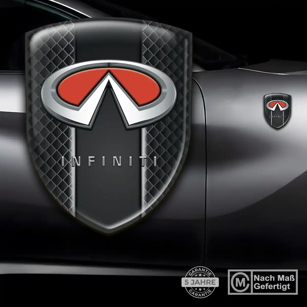 Infiniti 3D Gel Aufkleber Embleme Auto Limitierte Auflage