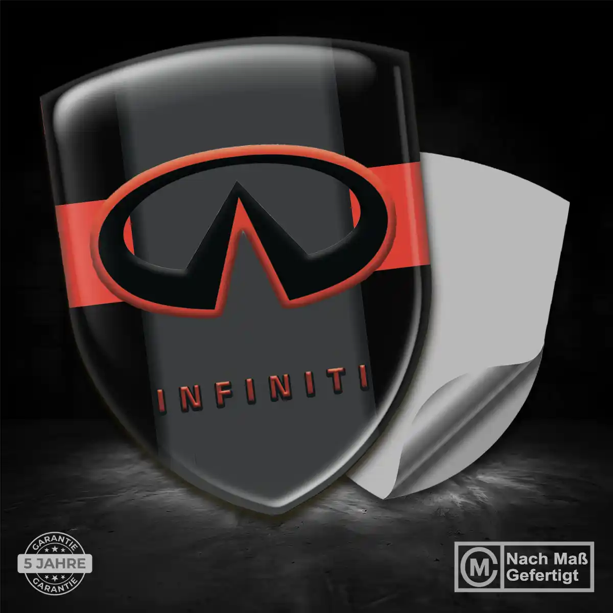 Infiniti 3D Gel Aufkleber Embleme Auto Luxus-Edition