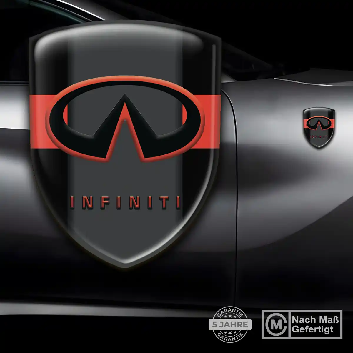 Infiniti 3D Gel Aufkleber Embleme Auto Luxus-Edition