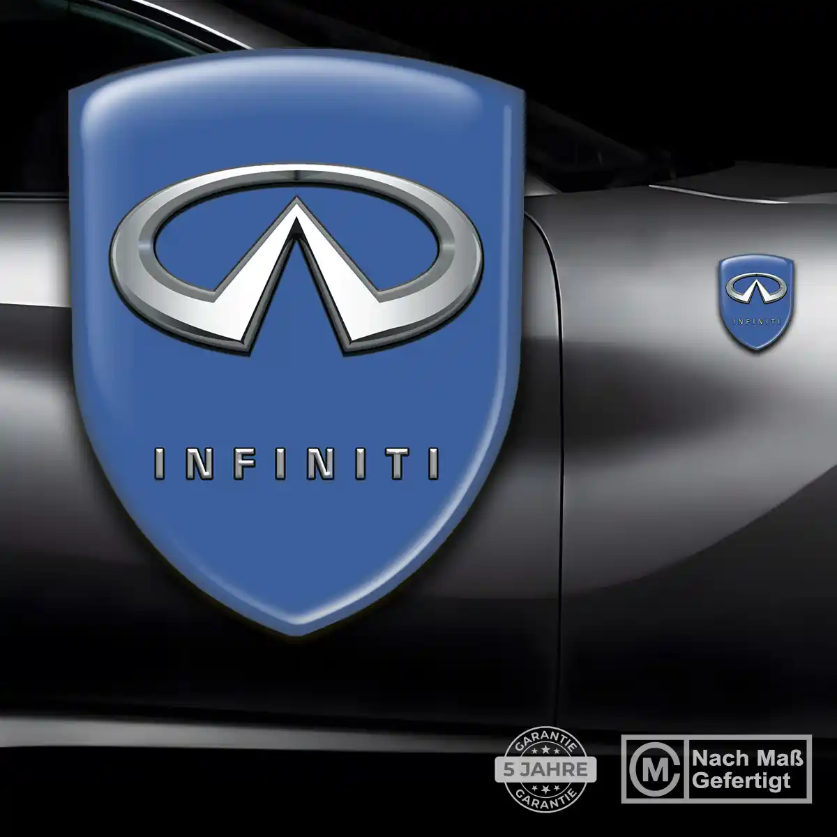 Infiniti 3D Gel Aufkleber Embleme Auto Modernes Design