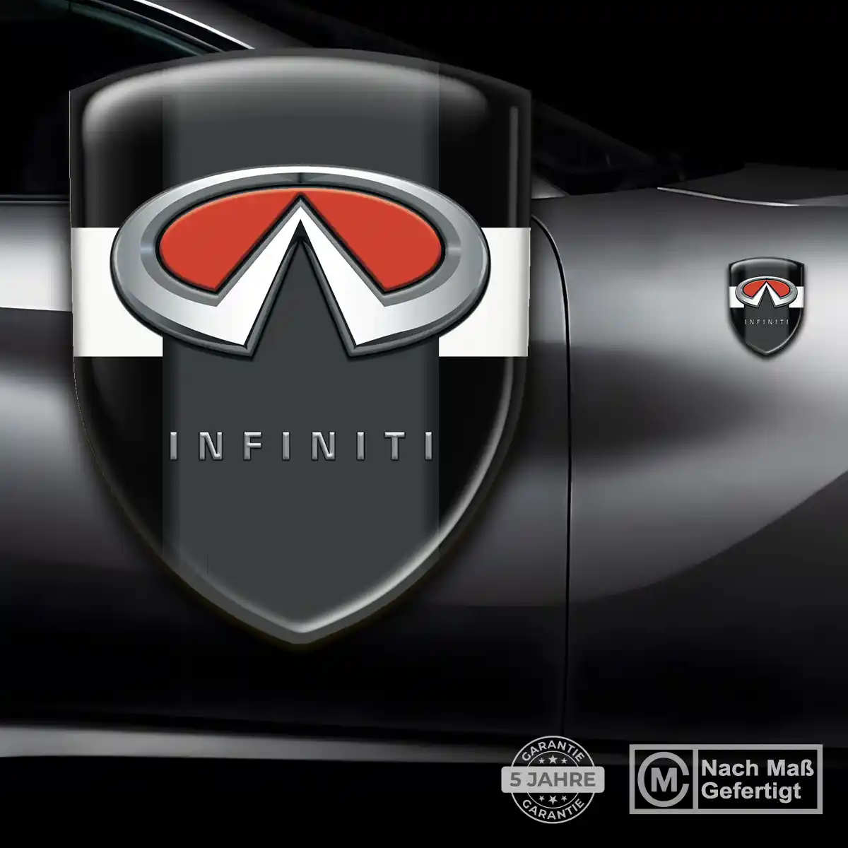 Infiniti 3D Gel Aufkleber Embleme Auto Premium-Edition