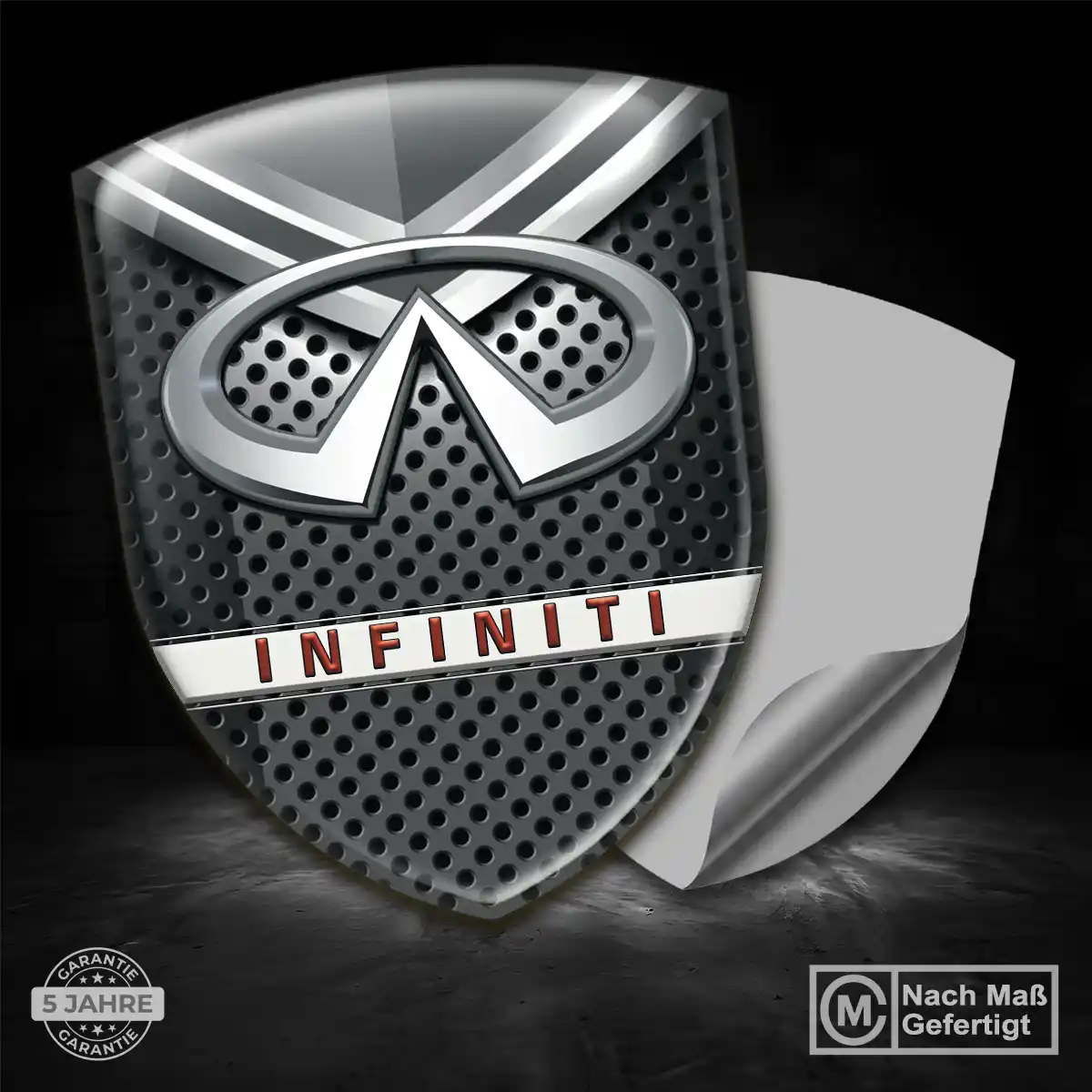 Infiniti 3D Gel Aufkleber Embleme Auto Premiumqualität