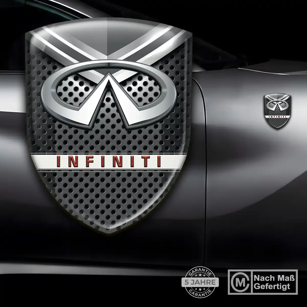 Infiniti 3D Gel Aufkleber Embleme Auto Premiumqualität