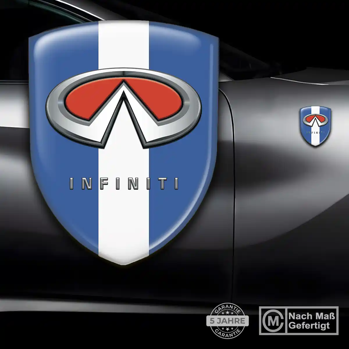 Infiniti 3D Gel Aufkleber Embleme Auto Stilvolles Design