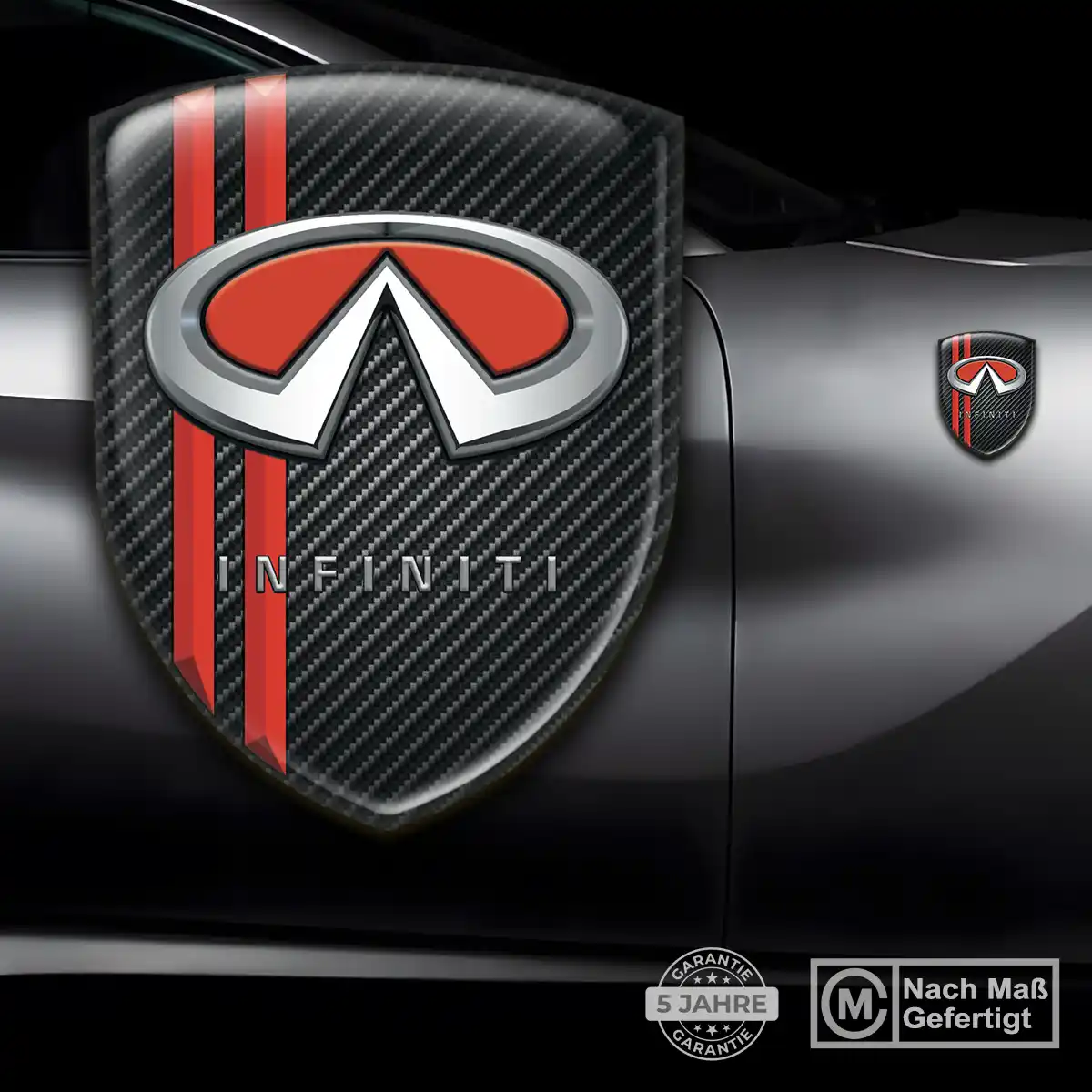 Infiniti 3D Gel Aufkleber Embleme Auto Tuningfahrzeug