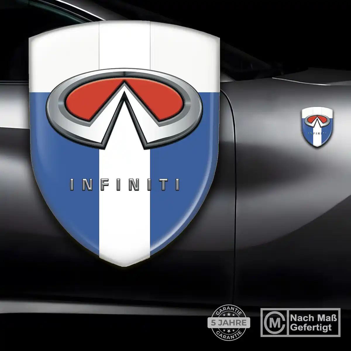 Infiniti 3D Gel Aufkleber Embleme Überzeugende Qualität