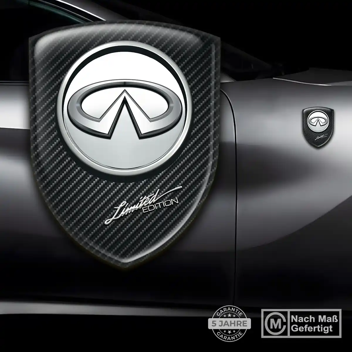 Infiniti 3D Gel Aufkleber Embleme Exterieurdesign