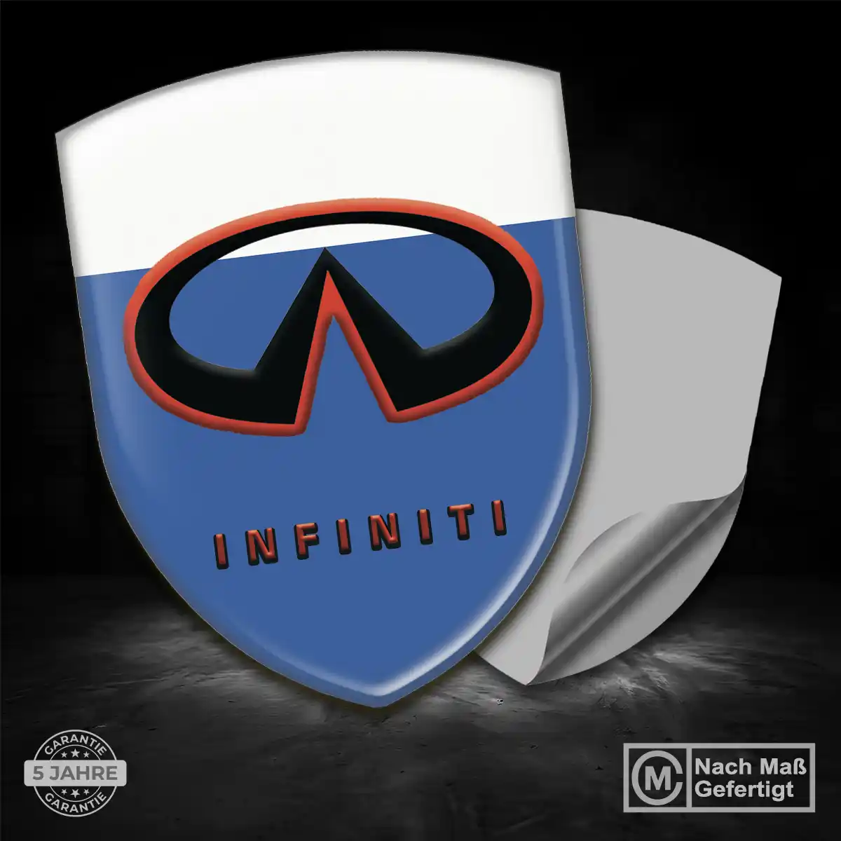 Infiniti 3D Gel Aufkleber Embleme Höchste Qualität