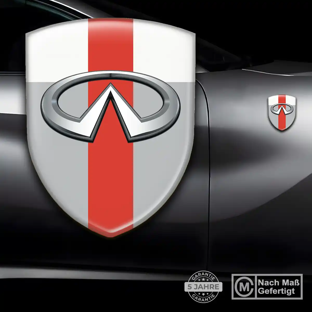 Infiniti 3D Gel Aufkleber Embleme Hohe Qualität