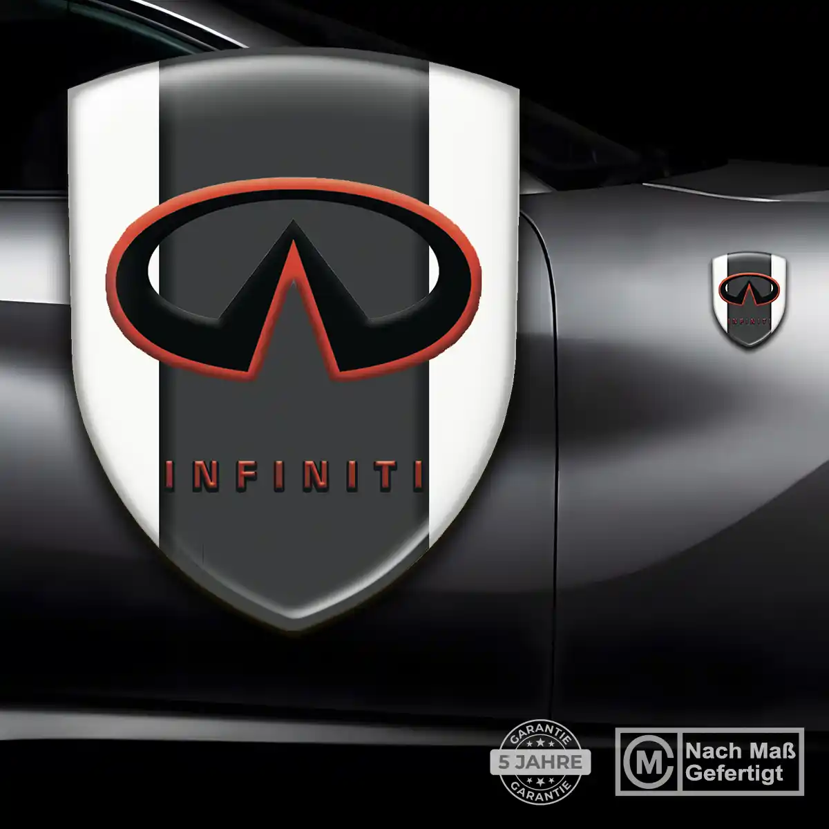 Infiniti 3D Gel Aufkleber Embleme Premium-Edition