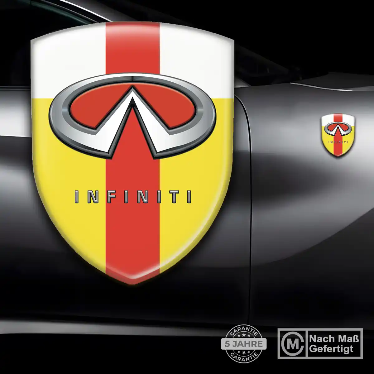 Infiniti 3D Gel Aufkleber Embleme Spitzenqualität